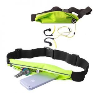 PURO Universal Sport Belt - Sportowy pasek do smartfonów max 5,7\&quot; (limonkowy)