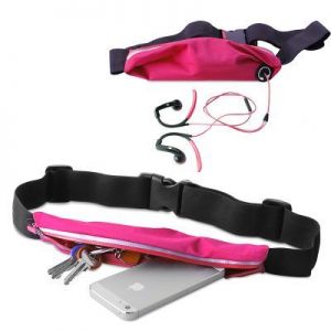 PURO Universal Sport Belt - Sportowy pasek do smartfonów max 5,7\" (różowy)