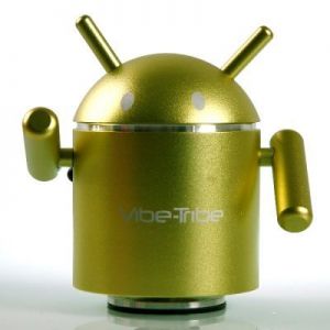 Vibe-Tribe Robo - Głośnik wibracyjny wbudowane radio i czytnik kart Micro-SD (zielony)