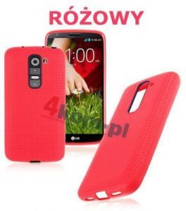 Etui plecki TPU do LG G2 Mini - Różowy