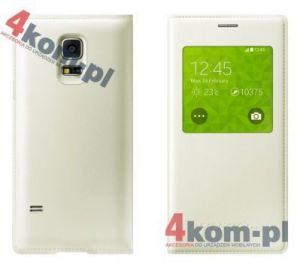 (mini) FLIP COVER S-VIEW ETUI do Samsung GALAXY S5 MINI - Biały