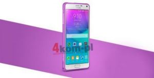 ETUI BUMPER LOVE MEI SAMSUNG GALAXY NOTE 4 ALU FV - Fioletowy