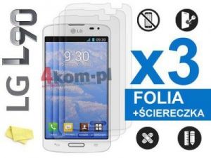 3x Folia ochronna na ekran do LG L90 D405 D405n D415