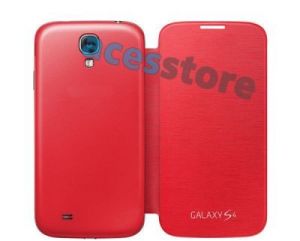 Etui Flip Cover do Samsung Galaxy S4 - Czerwony
