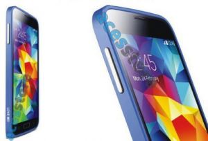 Bumper Aluminium do Samsung Galaxy S5 - Niebieski