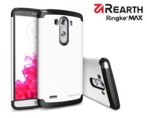Pancerne Etui Rearth RINGKE MAX LG G3 z folią / White - White