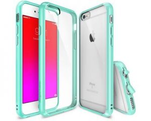 Etui Rearth Ringke Fusion Apple iPhone 6/6s + Folia ochronna gratis / Mint - Mint