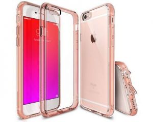 Etui Rearth Ringke Fusion Apple iPhone 6/6s + Folia ochronna gratis / Rose Gold - Rose Gold