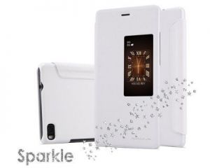 Etui Nillkin Sparkle HUAWEI Ascend P8 Białe - Biały