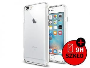 ETUI SPIGEN NEO HYBRID EX IPHONE 6/6S + SZKŁO HARTOWANE - Biały