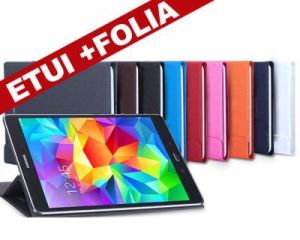 ETUI BOOK COVER SAMSUNG GALAXY TAB A 9.7 CZARNY + FOLIA