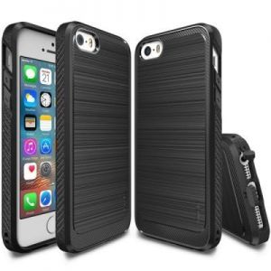 ETUI REARTH RINGKE ONYX BLACK DO IPHONE SE/ 5/ 5S - Czarny