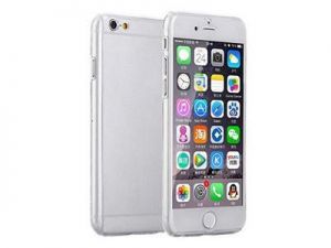 Etui 360o Full Protection iPhone 6/6S + Szkło hartowane - Przezroczysty