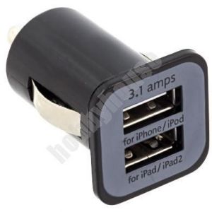 Mini ładowarka samochodowa 2xUSB