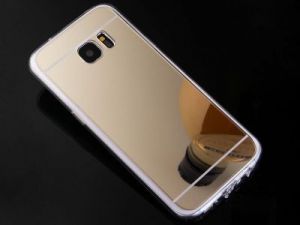 Etui lustrzane mirror gel do Samsung Galaxy S7 Edge Złote - Złoty