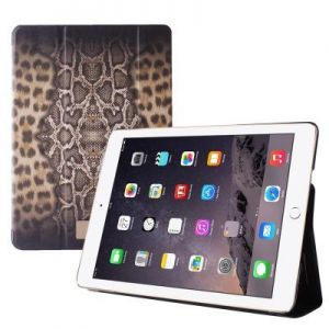 JUST CAVALLI Zeta Slim Leopard Python - Etui iPad Air 2 w/Magnet &amp; Stand up