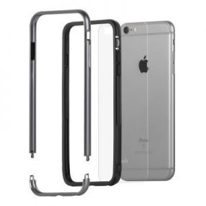 Moshi iGlaze Luxe - Aluminiowy bumper iPhone 6 Plus/6s Plus (Titanium Grey)